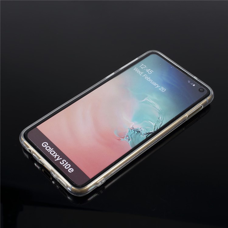 Marble Pattern Glossy IMD TPU Case for Samsung Galaxy S10e - Style E-2