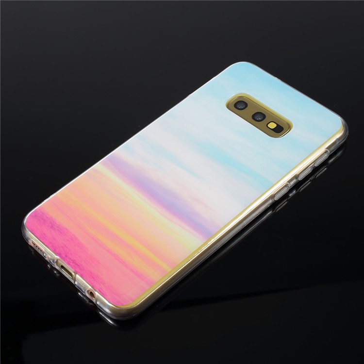 Marble Pattern Glossy IMD TPU Case for Samsung Galaxy S10e - Style E-4