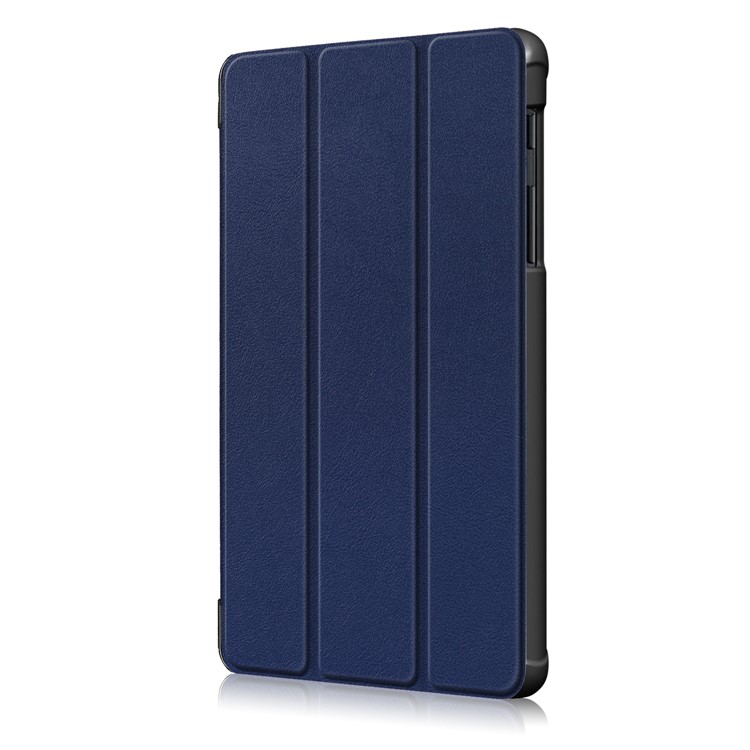 PU Leather Protection Cover Case with Tri-fold Stand for Samsung Galaxy Tab A 8.0 (2019) with S Pen P200 P205 - Dark Blue-4