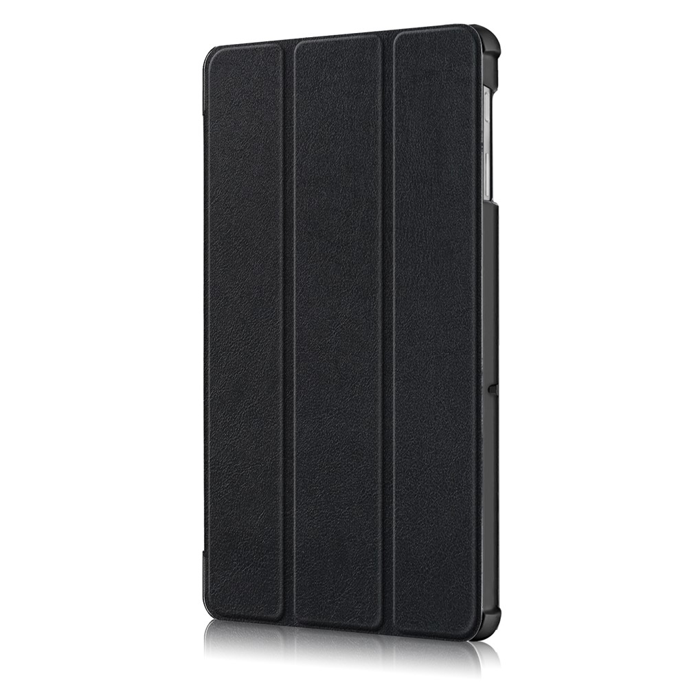 PU Leather Smart Case with Tri-fold Stand for Samsung Galaxy Tab S5e SM-T720/SM-T725 - Black-6