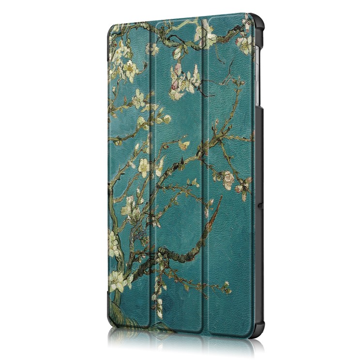 Pattern Printing Tri-fold Stand PU Leather Smart Case for Samsung Galaxy Tab S5e SM-T720/SM-T725 - Wintersweet-4