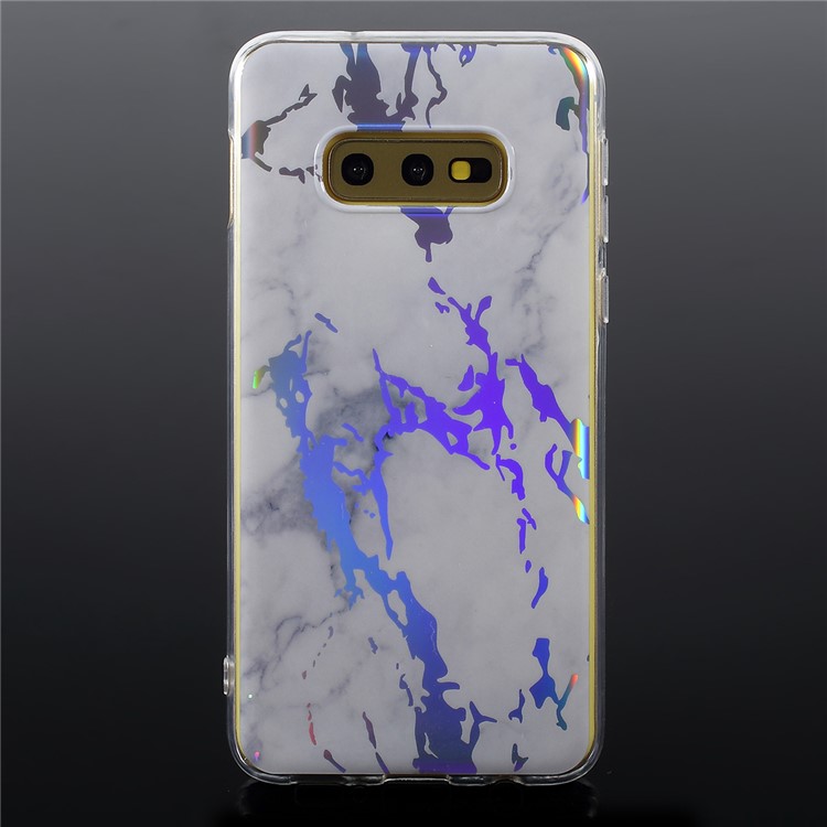 

Лазерная Резьба Мрамор IMD ТПУ Телефон Для Samsung Galaxy S10E - Белый, Galaxy S10e