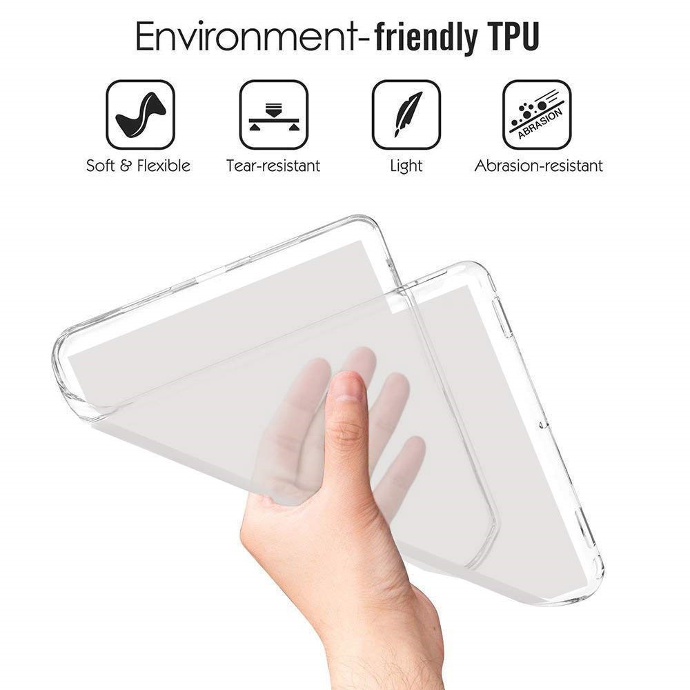 Clair Soft TPU Gel Case Avec Intérieur Sans Glissement Pour Samsung Galaxy Tab A 10.1 (2019) SM-T515-3