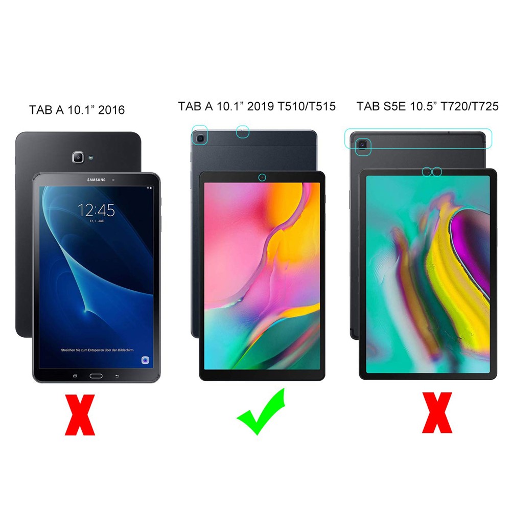 Clair Soft TPU Gel Case Avec Intérieur Sans Glissement Pour Samsung Galaxy Tab A 10.1 (2019) SM-T515