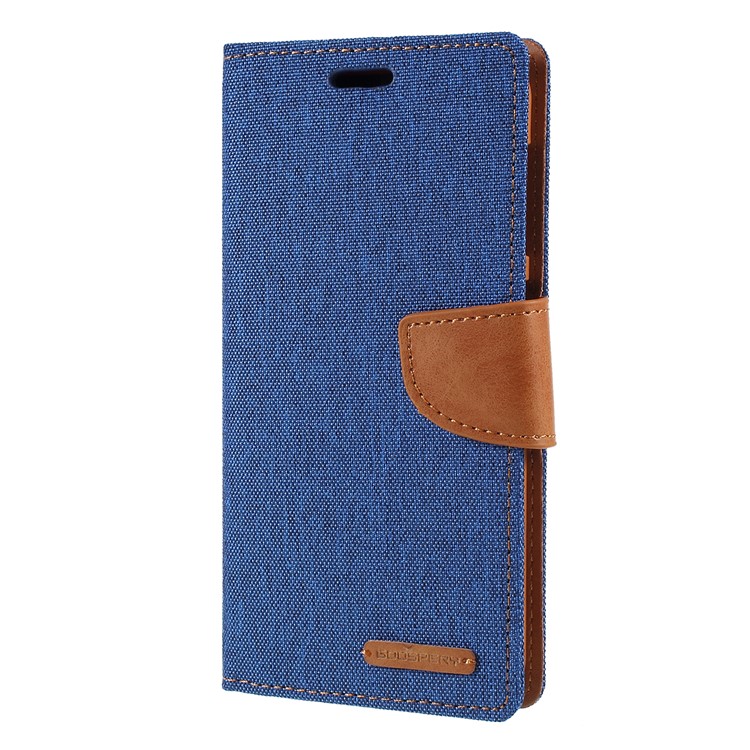 Compre Mercury Goospery Lona Diário Couro Capa De Telefone De Carteira Para Samsung  Galaxy A10 - Bebê Azul da China | TVC-Mall.com