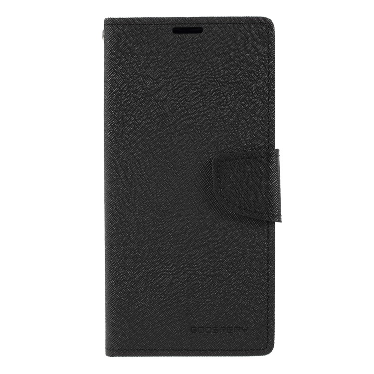 MERCURY GOOSPERY Leather Wallet Case for Samsung Galaxy A50 - Black-3