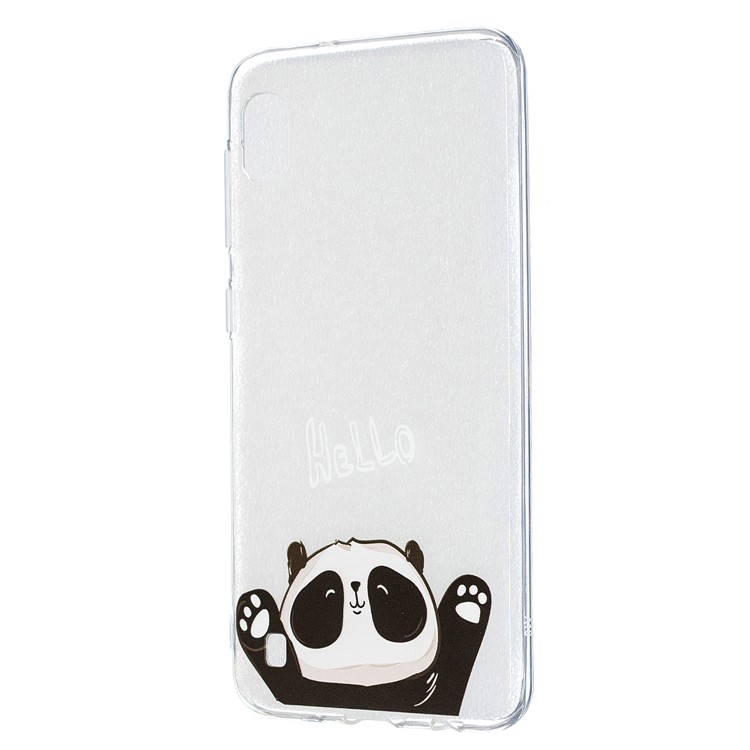 Cartoon Pattern Printing Soft TPU Cell Phone Case for Samsung Galaxy A10 - Panda-5
