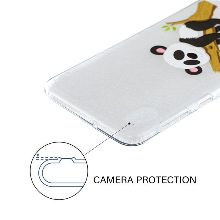 Teste Padrão Dos Desenhos Animados Que Imprime O Caso Macio Do Telemóvel De TPU Para A Galáxia A10 De Samsung - Ramo De Panda-3