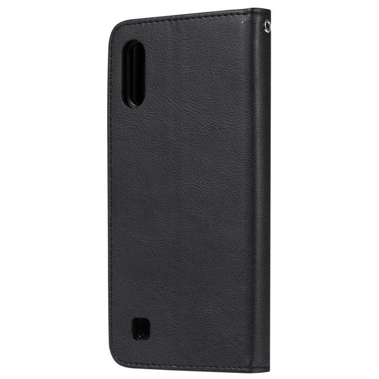 Magnetic Detachable 2-in-1 Wallet Leather Stand Case for Samsung Galaxy M10 - Black-3