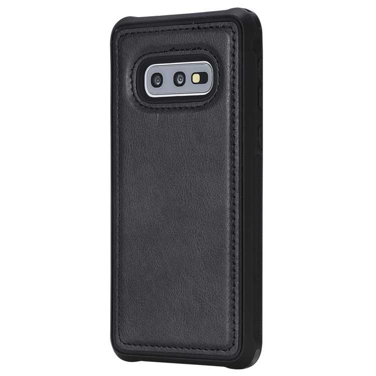 Detachable 2-in-1 TPU + Zipper Wallet Leather Flip Casing for Samsung Galaxy S10e - Black-6