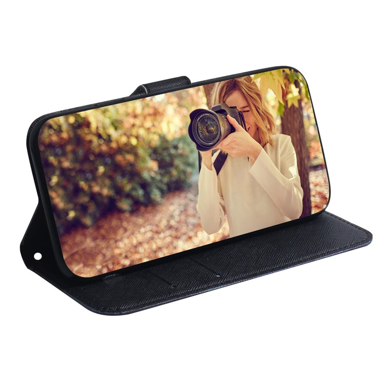 Patterned Leather Wallet Case for Samsung Galaxy A40 - Panda-6