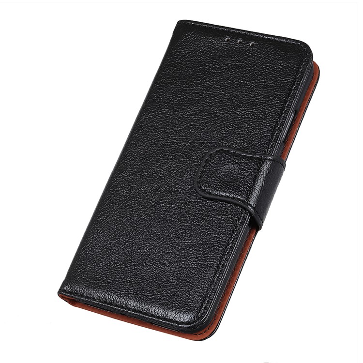 Nappa Texture Split Leather Wallet Case for Samsung Galaxy A2 Core - Black-8