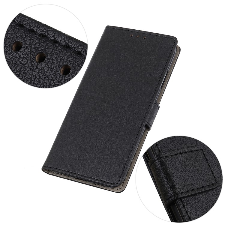 PU Leather Magnetic Stand Wallet Protective Case for Samsung Galaxy A2 Core - Black-7