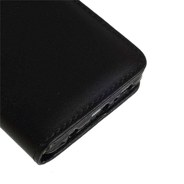 PU Leather Wallet Stand Protective Phone Case for Samsung Galaxy S10 - Black-4