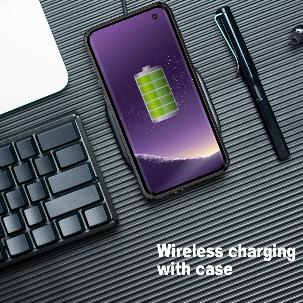 REDPEPPER IP68 Empreinte Digitale Étanche Pour Téléphone Portable Déverrouiller La Coque Arrière Transparente Pour Samsung Galaxy S10 - Noir-8
