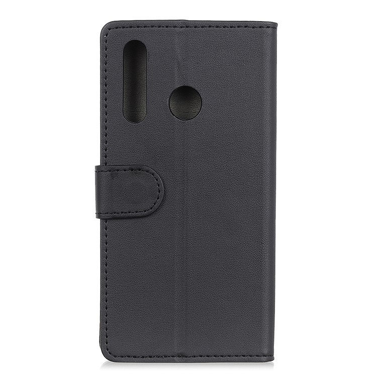 PU Leather Wallet Phone Case with Stand for Samsung Galaxy A60 - Black-2