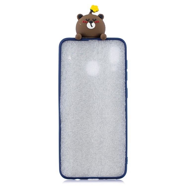 3D Pattern TPU Phone Protective Case for Samsung Galaxy A40 - Bear-3