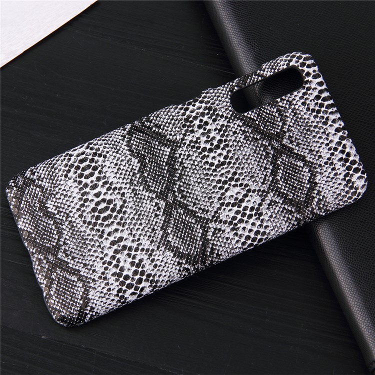 PU Leather Coated Hard PC Case for Samsung Galaxy A70/A70s - Snake Texture-4