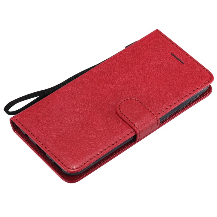 Caixa Destacável Magnética Do Suporte Do Couro Da Carteira 2 In-1 Para A Galáxia A40 De Samsung - Vermelho-5