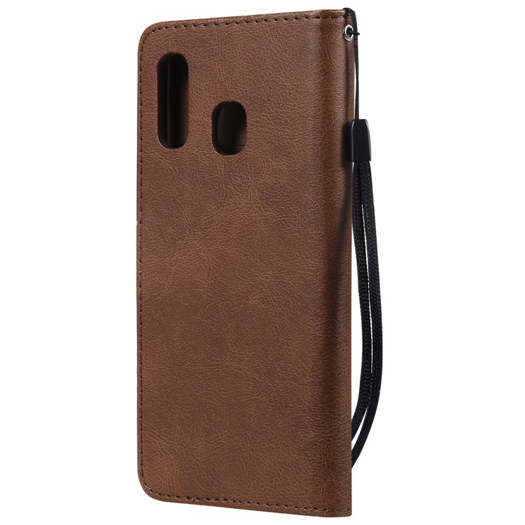 Magnetic Detachable 2-in-1 Wallet Leather Stand Case for Samsung Galaxy A40 - Brown-3