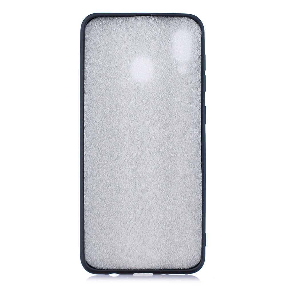 Solid Color Candy TPU Case for Samsung Galaxy A40 - Black-2