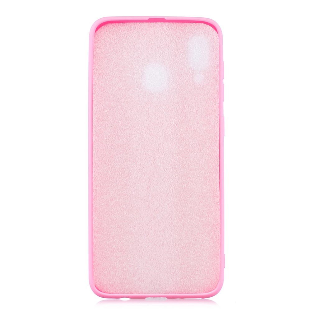 Solid Color Candy TPU Case for Samsung Galaxy A40 - Pink-2