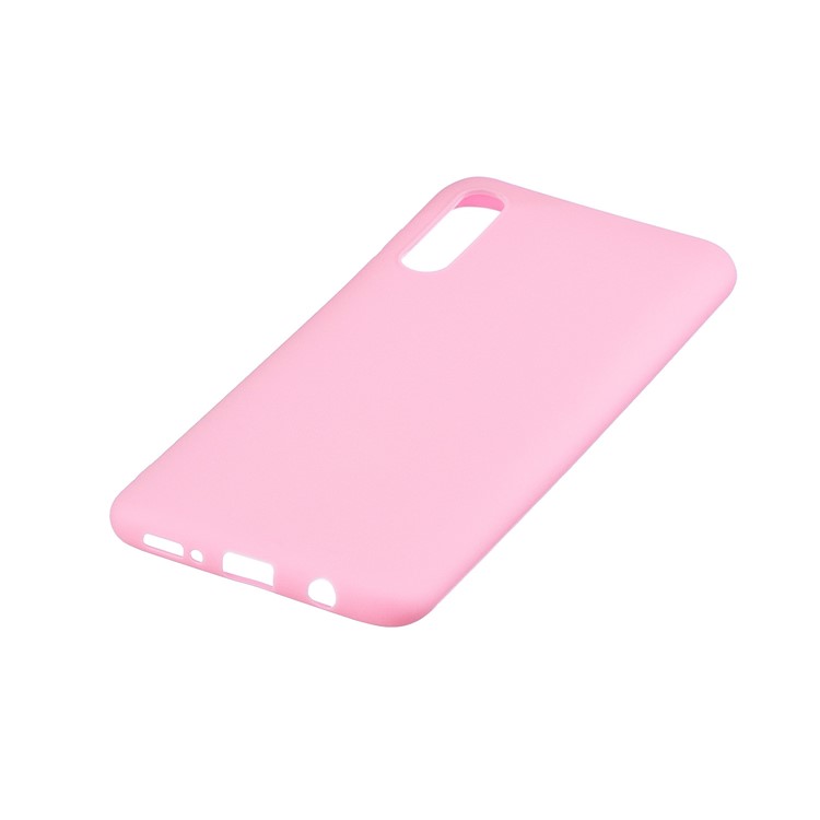 Solid Color Candy TPU Case for Samsung Galaxy A50 - Pink-3