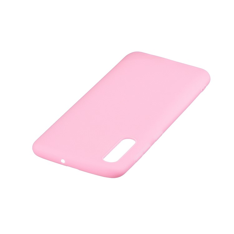 Solid Color Candy TPU Case for Samsung Galaxy A50 - Pink-4