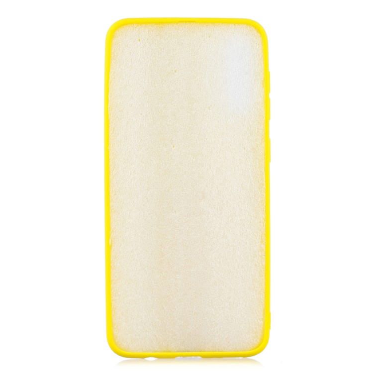 Solid Color Candy TPU Case for Samsung Galaxy A50 - Yellow-2