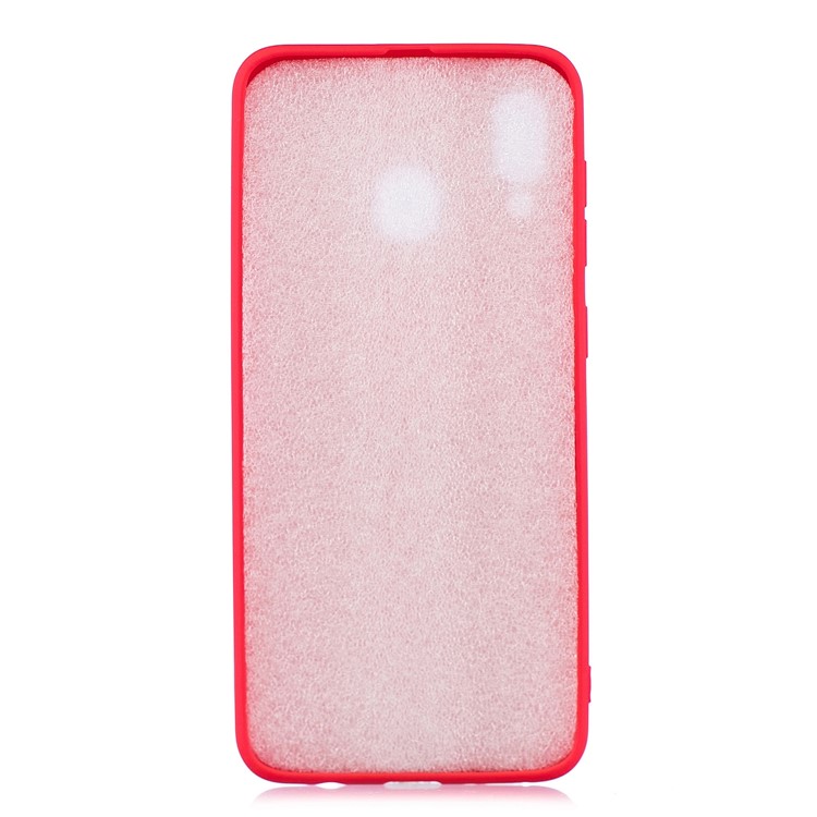 Solid Color Candy TPU Case for Samsung Galaxy A30 - Red-2