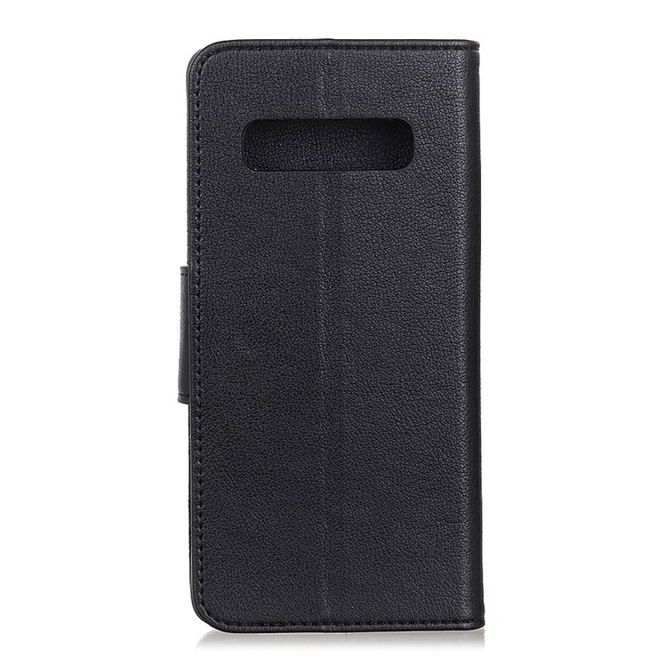 For Samsung Galaxy S10 Litchi Texture PU Leather Protective Shell with Wallet Stand - Black-8