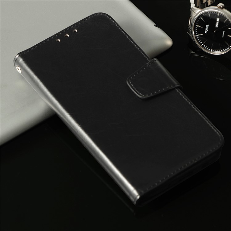 Retro Style Wallet Leather Stand Case for Samsung Galaxy A70 - Black-8