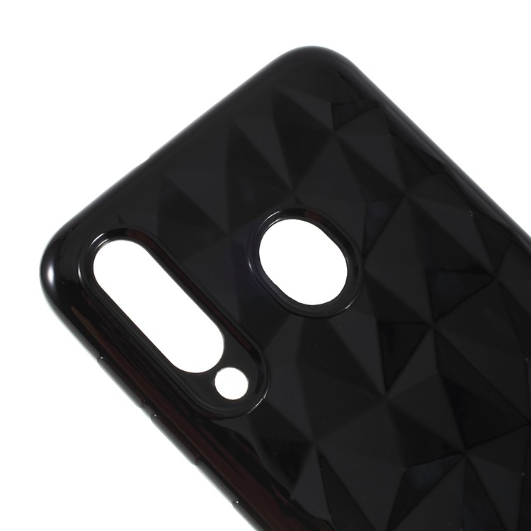 3D Diamond Texture Soft TPU Phone Case for Samsung Galaxy M30 - Black-2