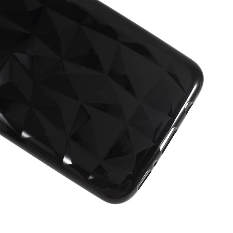 3D Diamond Texture Soft TPU Phone Case for Samsung Galaxy M30 - Black-3