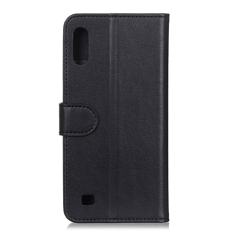 Wallet Stand Leather Phone Case for Samsung Galaxy M10 - Black-6