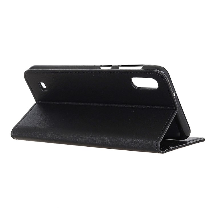 Wallet Stand Leather Phone Case for Samsung Galaxy M10 - Black-7