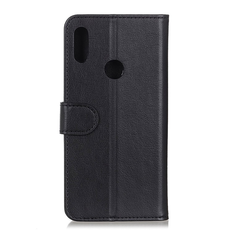 Wallet Stand Leather Phone Case for Samsung Galaxy M20 - Black-6