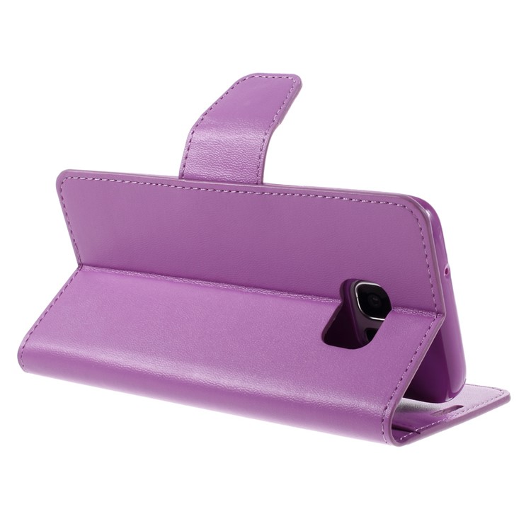 MERCURY GOOSPERY Wallet Leather Case for Samsung Galaxy S7 edge G935 - Purple-5