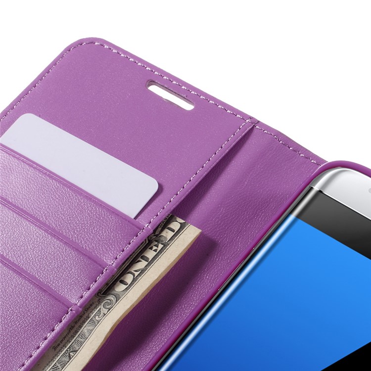 MERCURY GOOSPERY Wallet Leather Case for Samsung Galaxy S7 edge G935 - Purple-7