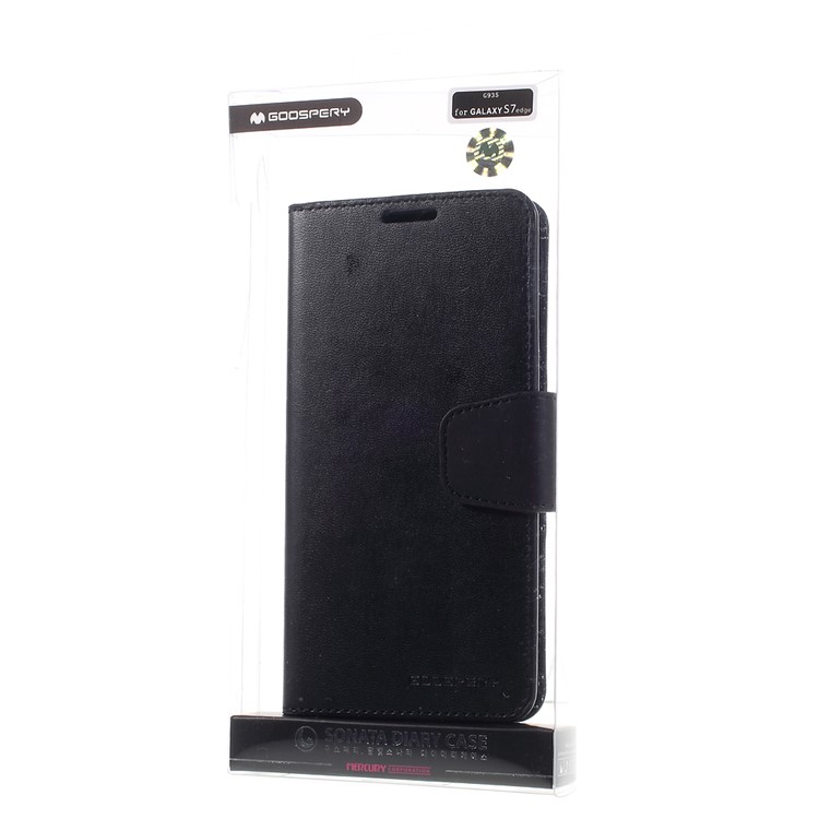 MERCURY GOOSPERY Wallet Leather Case for Samsung Galaxy S7 edge G935 - Black-11