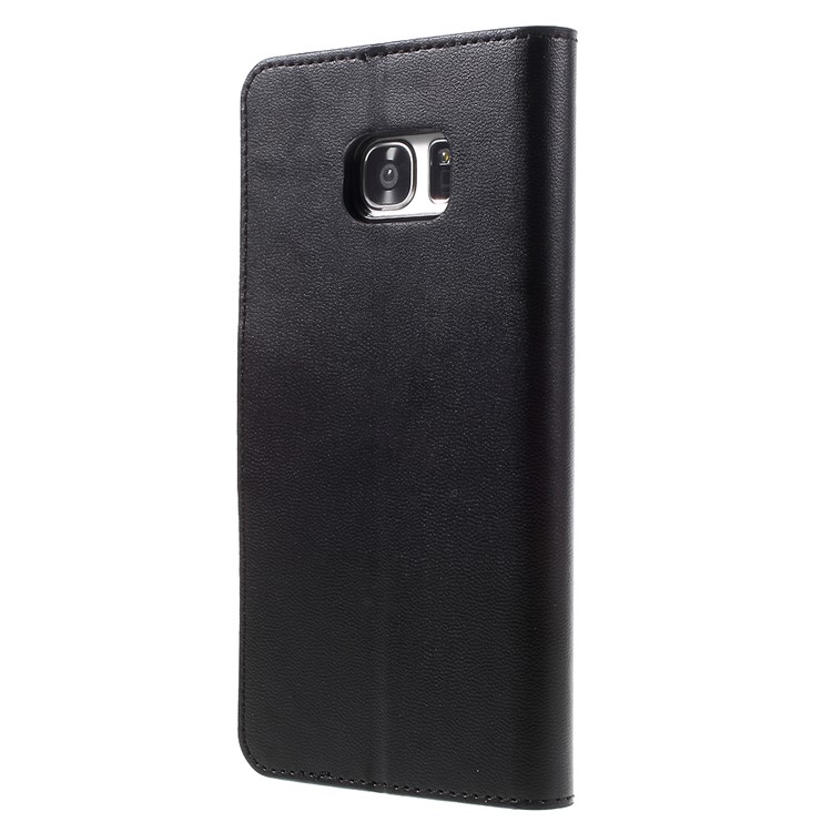 MERCURY GOOSPERY Wallet Leather Case for Samsung Galaxy S7 edge G935 - Black-2