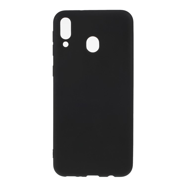 Double-sided Matte TPU Case for Samsung Galaxy M20 - Black-1