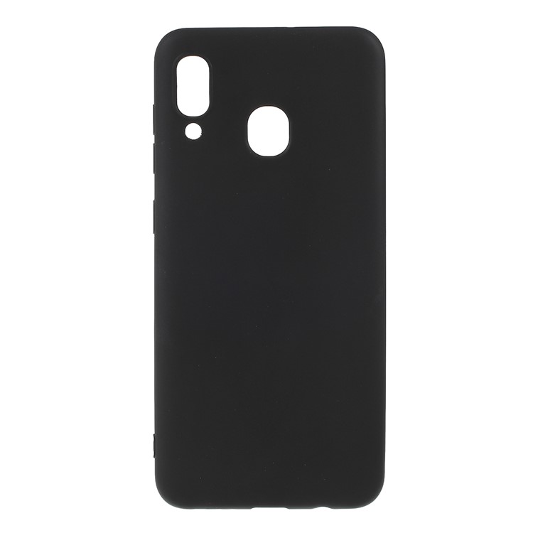 Double-sided Matte TPU Case for Samsung Galaxy A30 - Black-1