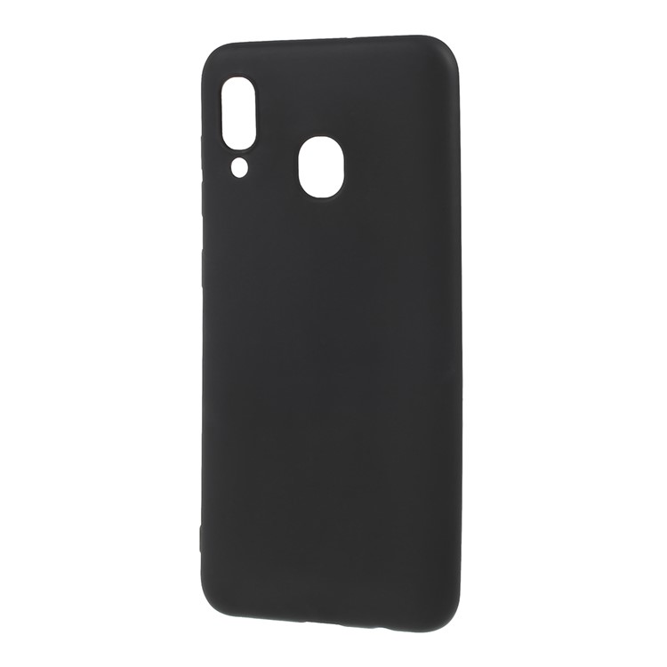 Double-sided Matte TPU Case for Samsung Galaxy A30 - Black-2