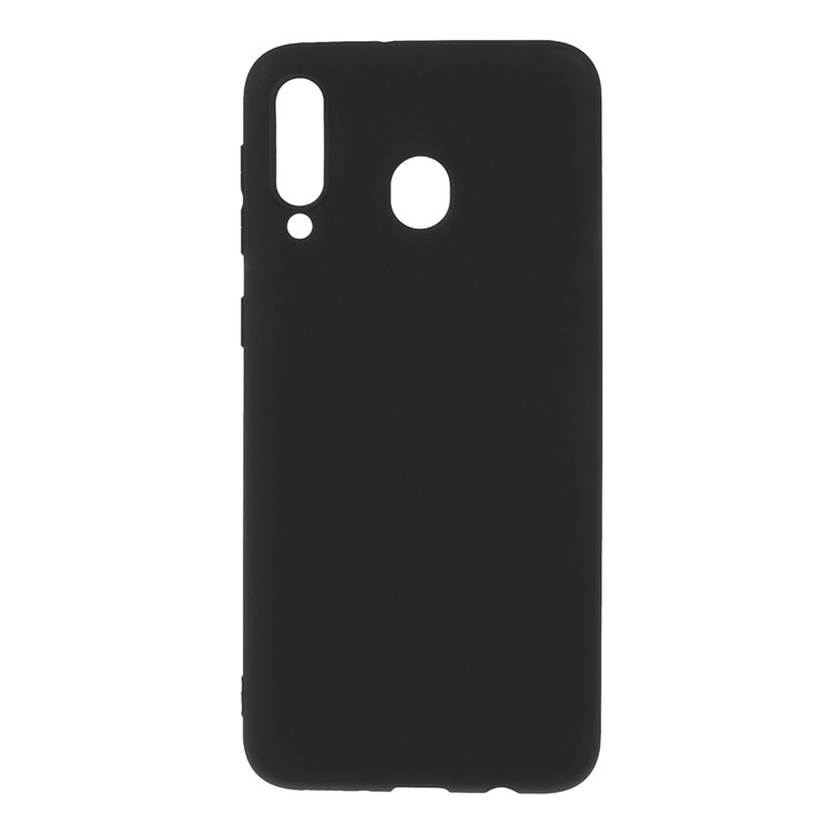 Double-sided Matte TPU Case for Samsung Galaxy M30 - Black-1