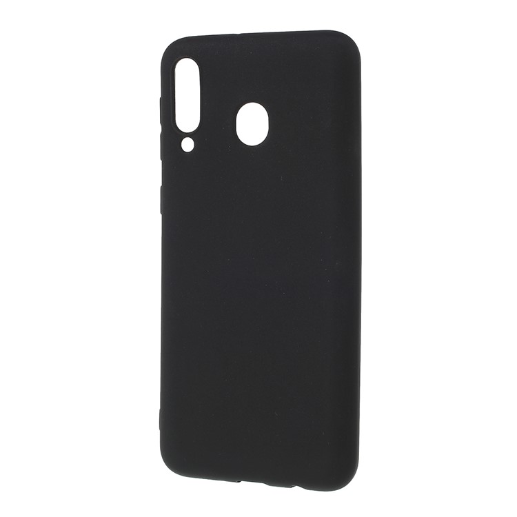 Double-sided Matte TPU Case for Samsung Galaxy M30 - Black-2