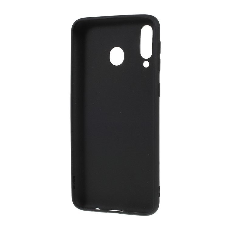 Double-sided Matte TPU Case for Samsung Galaxy M30 - Black-3