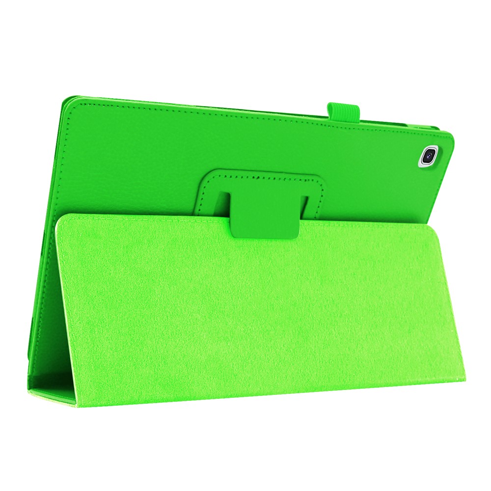 Litchi Texture Leather Stand Protective Case for Samsung Galaxy Tab A 10.1 (2019) SM-T515 - Green-5