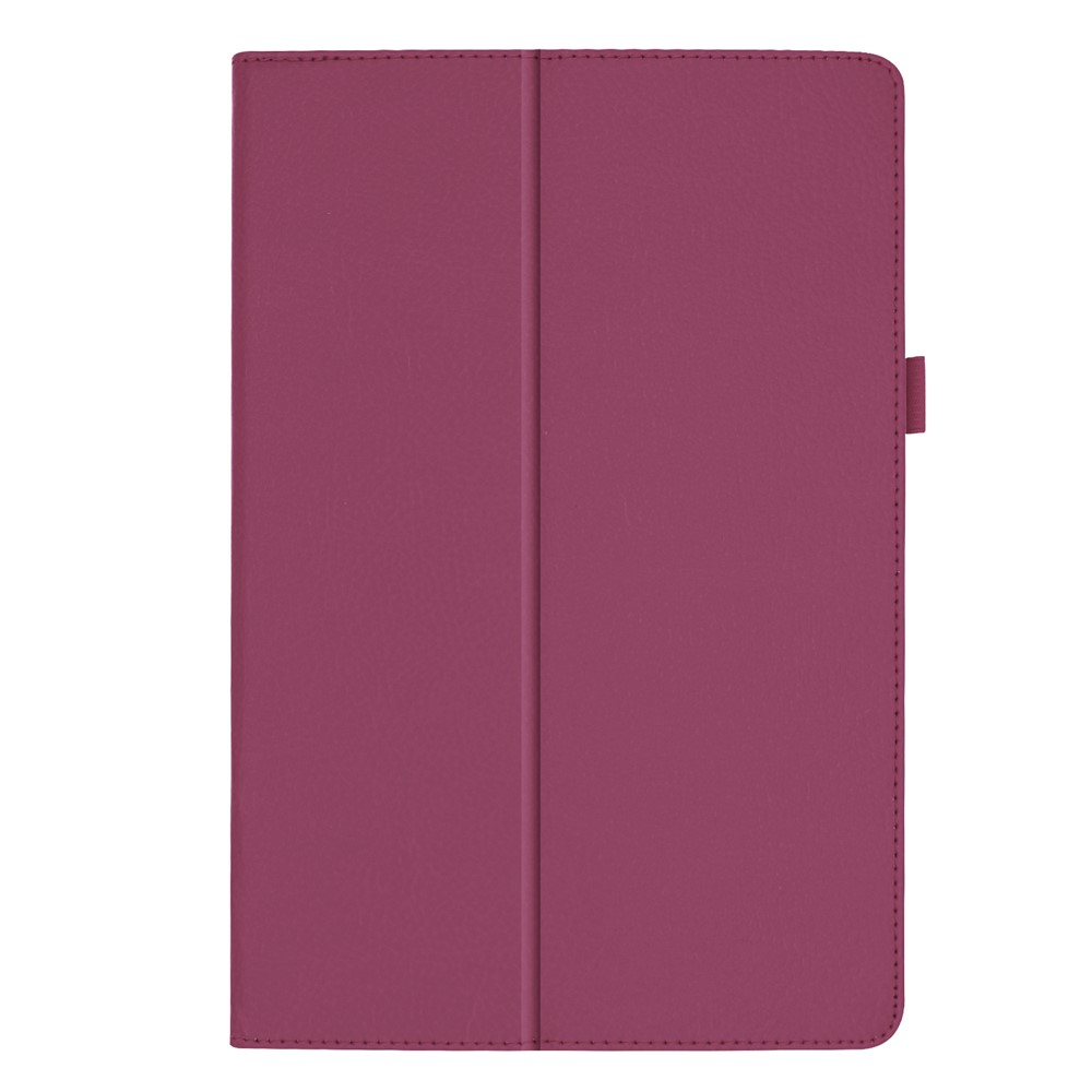 Litchi Texture Leather Stand Protective Case for Samsung Galaxy Tab A 10.1 (2019) SM-T515 - Purple-6