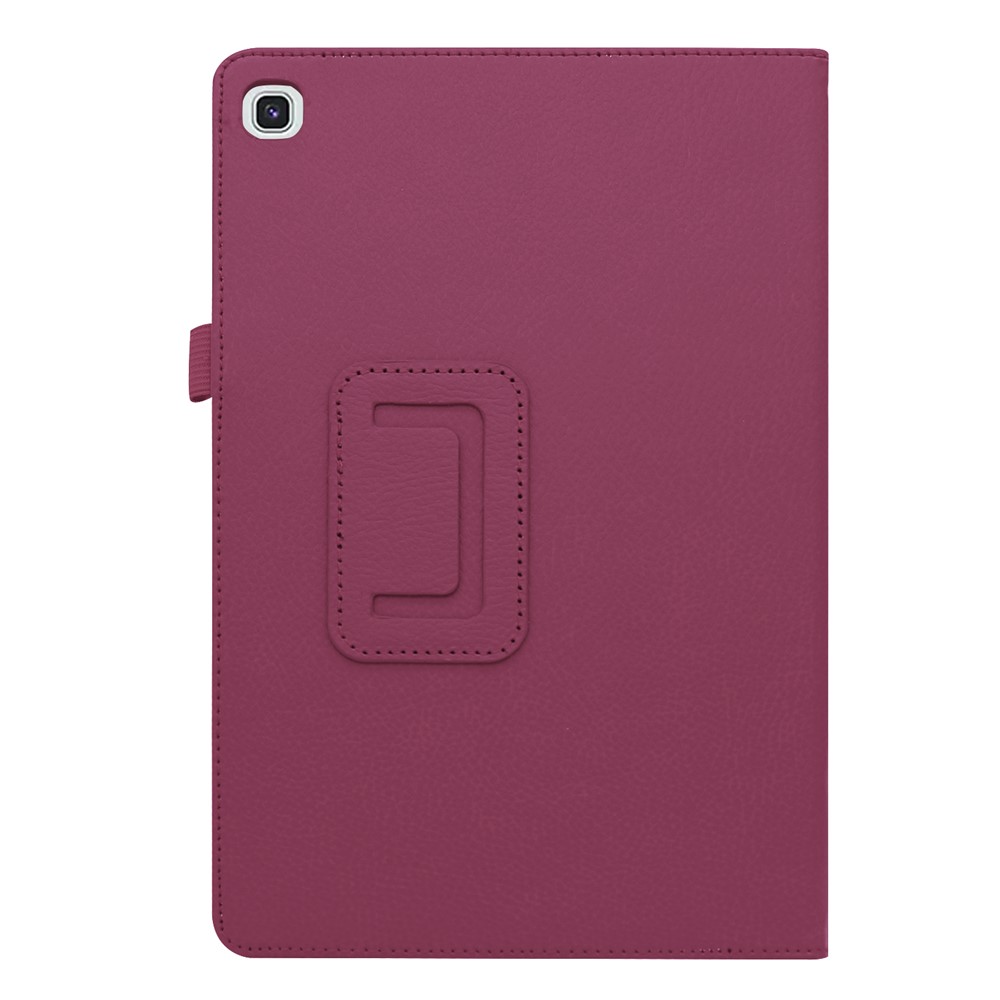 Litchi Texture Leather Stand Protective Case for Samsung Galaxy Tab A 10.1 (2019) SM-T515 - Purple-7